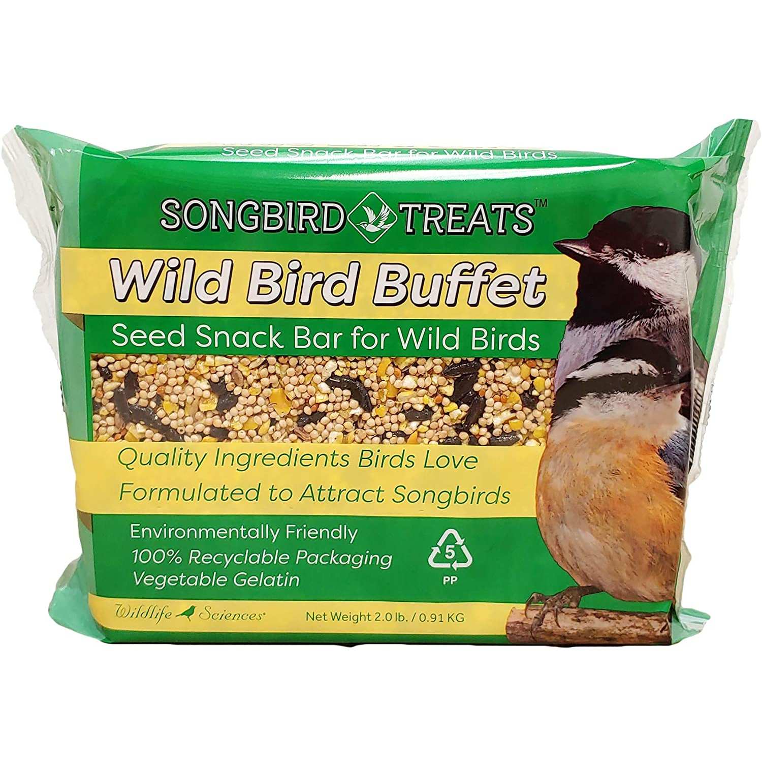 Songbird Treats Wild Bird Buffet Seed Bar 2 lb